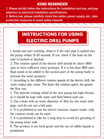 Electric Drill Drive Pump Self Priming Transfer Pumps Oil Fluid Water Pump Portable Round Shank Portable Easy Installtion Pump