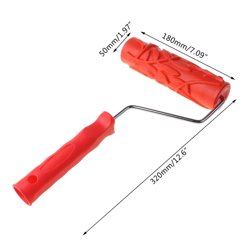 7"inch Paint Roller for Wall Decoration Paint Tools Reliefs Paint Roller Wall Decoration Au 20 Dropship