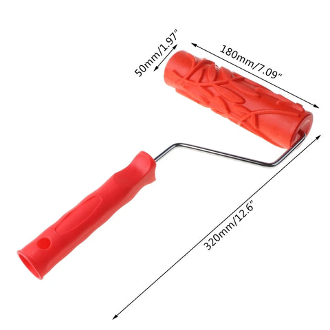 7"inch Paint Roller for Wall Decoration Paint Tools Reliefs Paint Roller Wall Decoration Au 20 Dropship