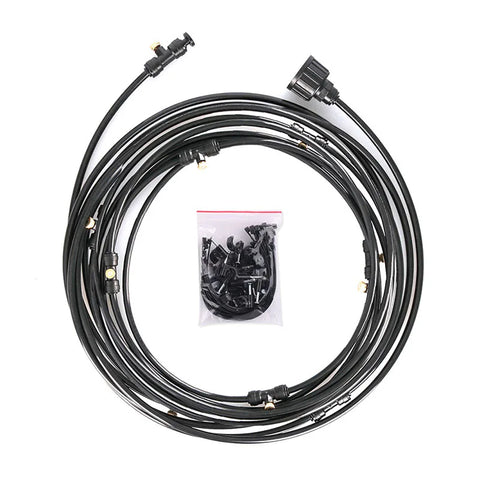 Water Spray Irrigation Kit Wet Fog Garden Nebulizer Outdoor Misting Cooling System Water Mist for Greenhouse Humidify Patio