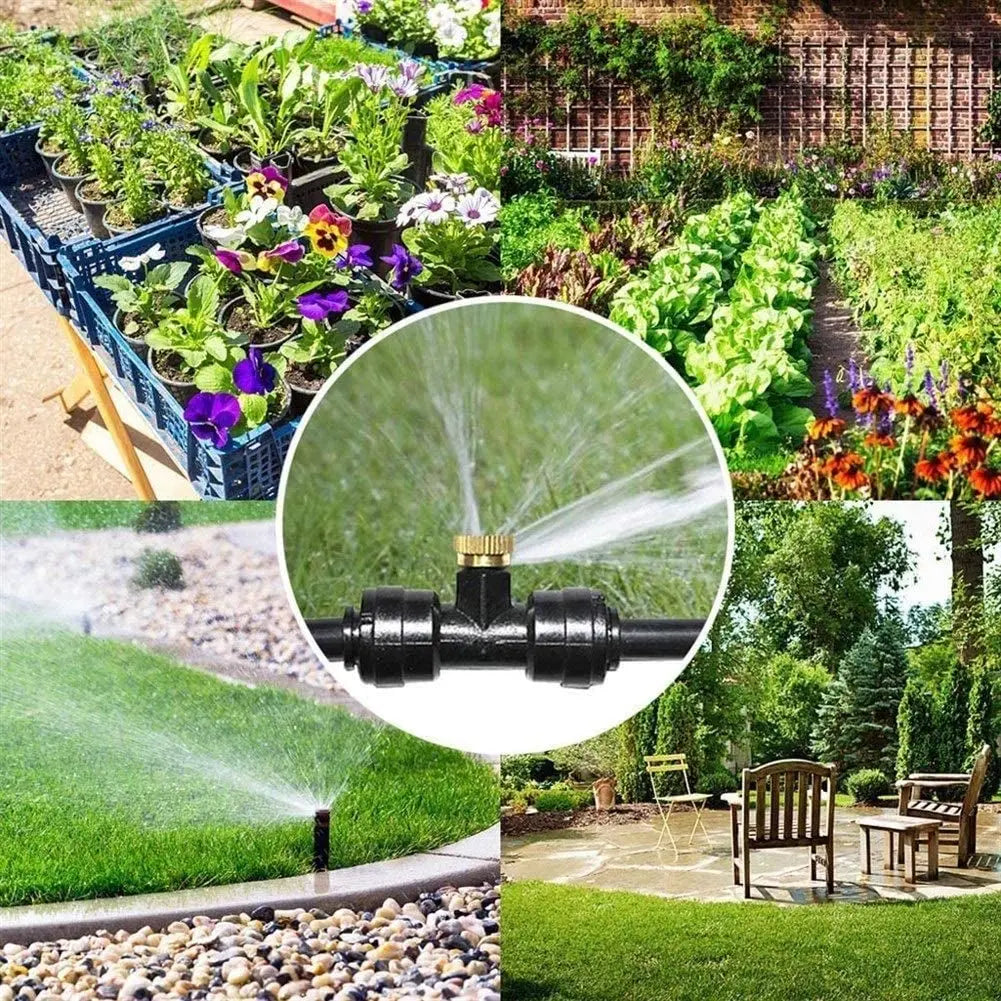 Water Spray Irrigation Kit Wet Fog Garden Nebulizer Outdoor Misting Cooling System Water Mist for Greenhouse Humidify Patio