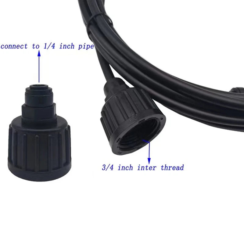 Water Spray Irrigation Kit Wet Fog Garden Nebulizer Outdoor Misting Cooling System Water Mist for Greenhouse Humidify Patio