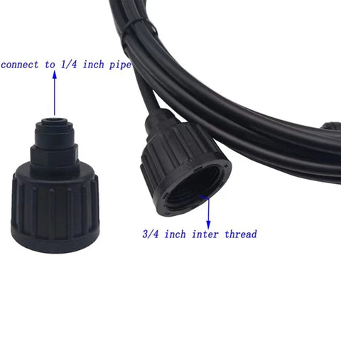 Water Spray Irrigation Kit Wet Fog Garden Nebulizer Outdoor Misting Cooling System Water Mist for Greenhouse Humidify Patio