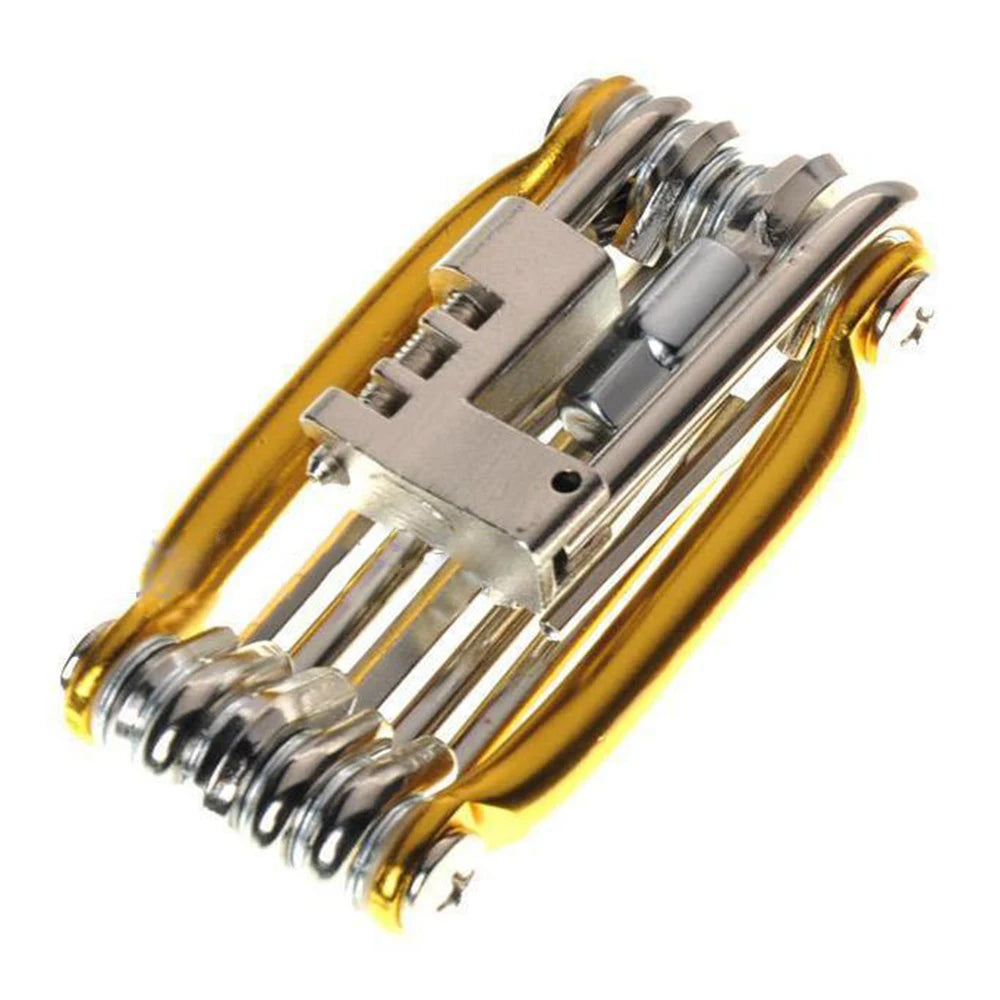 10 in1 Multifunction Bicycle Repairing Set Multipurpose MTB Bike Repair Tool Kit Wrench Screwdriver Chain Hex Spoke Repair Tools