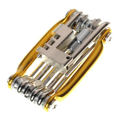10 in1 Multifunction Bicycle Repairing Set Multipurpose MTB Bike Repair Tool Kit Wrench Screwdriver Chain Hex Spoke Repair Tools