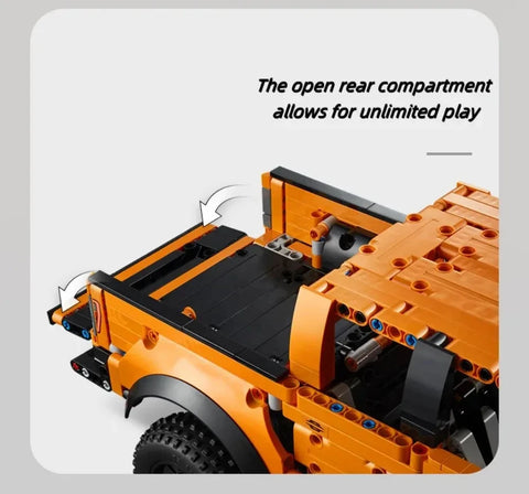 3200+PCs Vehicle Building Blocks Kit, Off-Road & Race Car Model Set for Adults - Mechanical DIY Construction Gift