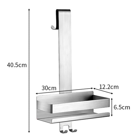 Movable Bathroom Shelves No Drill Shelf Organizer Shower Support Steel Shelf Multifunction Shelves Storage Unit For Bathroom