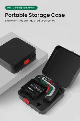 Bosch IXO 7 Cordless Electric Screwdriver Mini Electric Drill 5.5Nm 235rpm 3.6V  Rechargeable Screwdriver Power Tool