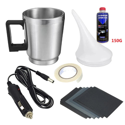 Car Headlight Restoration Kit Car Accessories Headlight Repair Polish Kit Headlamp Anti-Scratch Detailing Cleaning Maintenance