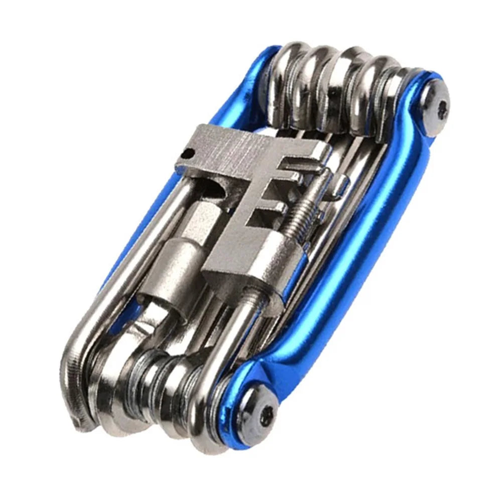 10 in1 Multifunction Bicycle Repairing Set Multipurpose MTB Bike Repair Tool Kit Wrench Screwdriver Chain Hex Spoke Repair Tools