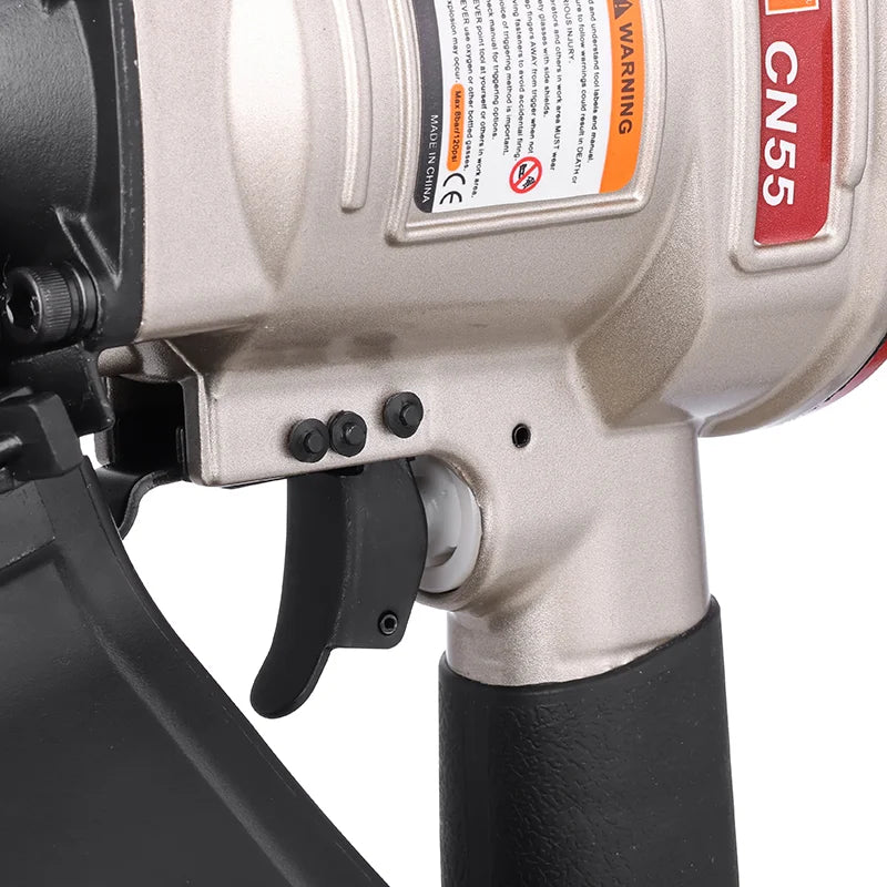 MAX Design CN55 Pallet Making Coil Nailer For Roof Siding Board Wood Work Furniture Sheathing Tool Air Pneumatic Roll Nail Gun