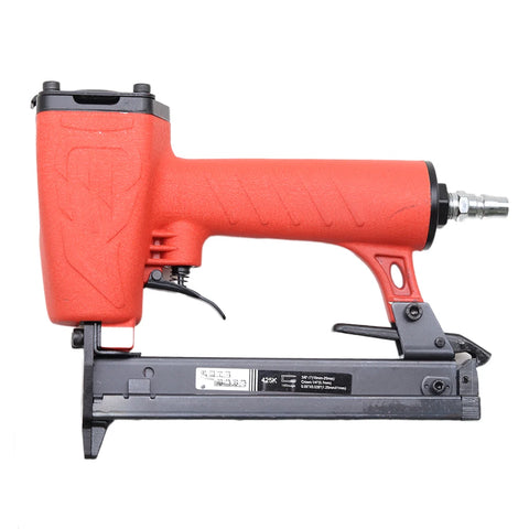425K Air Nailer Stapler Gun Pneumatic U Type Gun for Rattan Alumium Metal Pole Furniture Staples