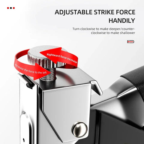 4-in-1 Manual Nail Gun Tool Durable Air Nailer for DIY, Home Decoration, Camping & Industrial Use