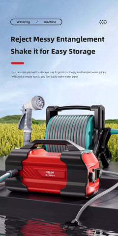 Portable Rechargeable Watering Machine Outdoor Lithium Battery Dual-core Water Pump Rural Watering Vegetable Garden Supplies