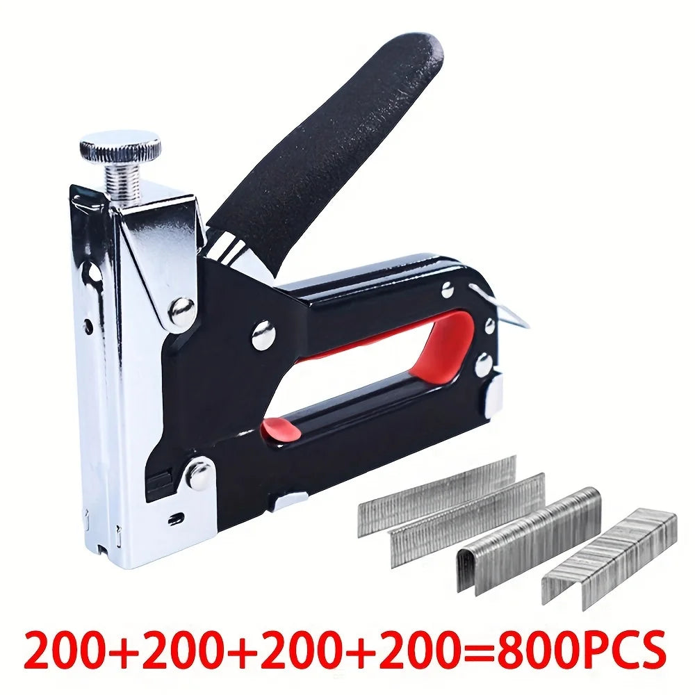 4-in-1 Manual Nail Gun Tool Durable Air Nailer for DIY, Home Decoration, Camping & Industrial Use