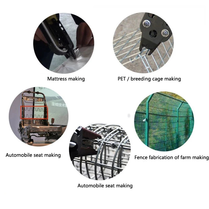 Pneumatic Air Tools C-Ring NAILER Hog Ring Plier Poultry Cage Coop Wire Bind Tie Up SC7C Air Nail Gun C Nailer Original Quality
