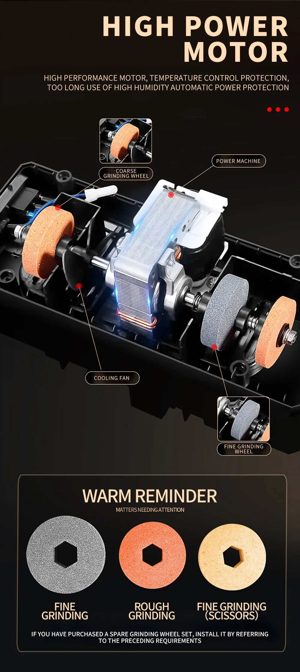 Electric Knife Sharpener Multi-function Automatic Cut Sharpener For Slotted screwdrivers Scissors Knives Electric Fast Sharpener