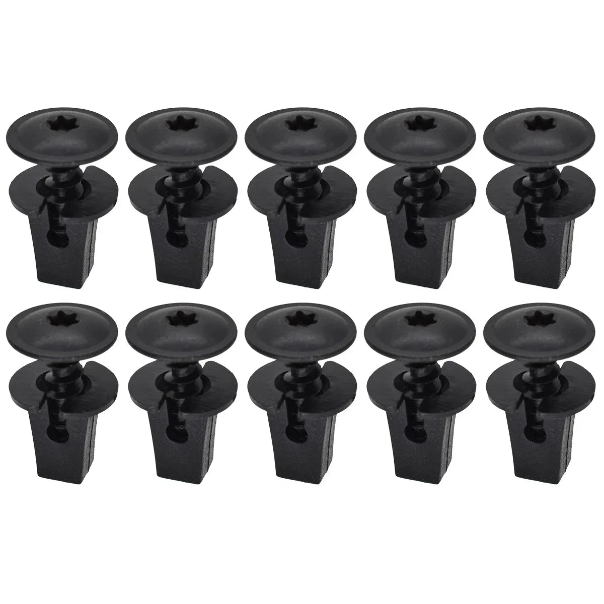 10/20Pairs Car Self Tapping Screws Engine Clamps Torx Screw Bolt Bumper Arch Mud Flaps Splash Guards Undertray Trim Fixing