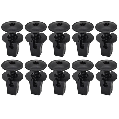 10/20Pairs Car Self Tapping Screws Engine Clamps Torx Screw Bolt Bumper Arch Mud Flaps Splash Guards Undertray Trim Fixing