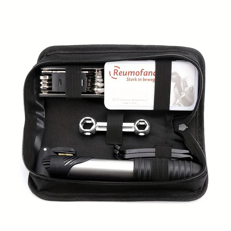 Bicycle Repair Kits Bag Pump Tire Patch Lever Outdoor Tool Cycling Road Bike Repair Kits Multifunctional Bicycle Repair Tools