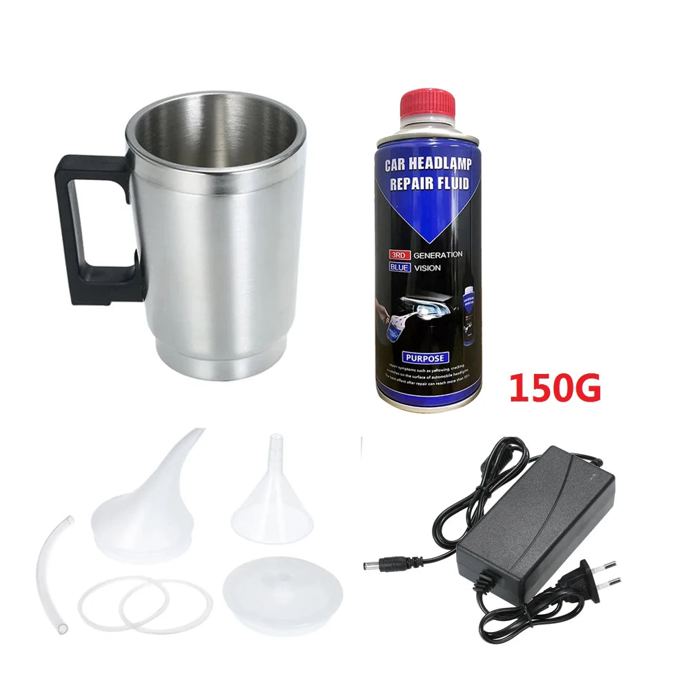 Car Headlight Restoration Kit Car Accessories Headlight Repair Polish Kit Headlamp Anti-Scratch Detailing Cleaning Maintenance