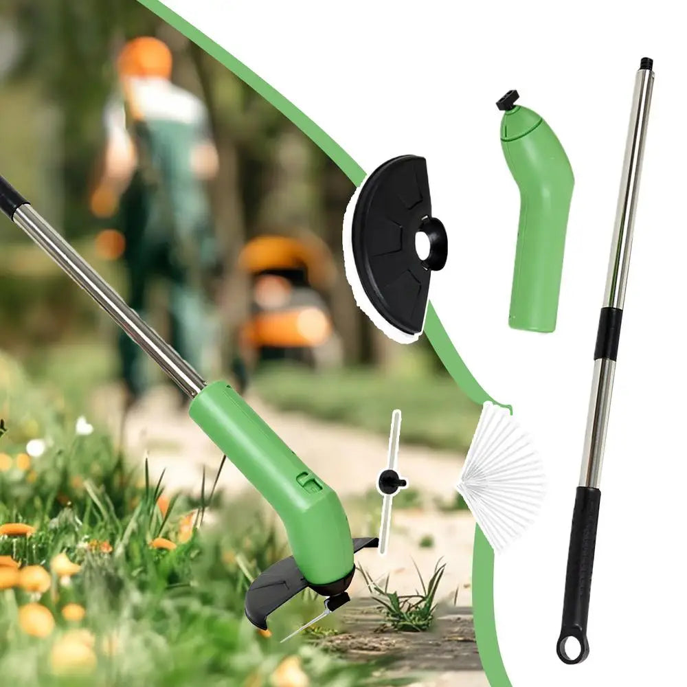 Handheld Electric Grass Trimmer Mini Weeds Whacker Small Electric Cordless Edger Grass Cutter Handheld Lawn Mower Weeding Tool