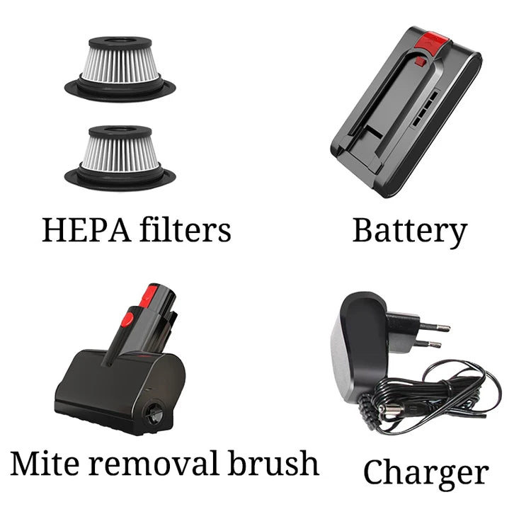 Handheld Vacuum Cleaner 45KPa 550W Brushless Motor LED Touchscreen,Removable Battery, Cordless Stick Vacuum for Home Pet Clean