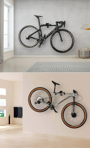 JSHOU BIKE Wall Mount Garage Bike Rack Adjustable Hanger Storage Bike Garage Home,Horizontal Bike Hook Bike Holder MTB/Road Bike