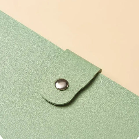 Fun Money Savings Challenge Binder Solid Color PU Savings Challenges Book Easy Leather Cash Budget Notebook Bills Storage