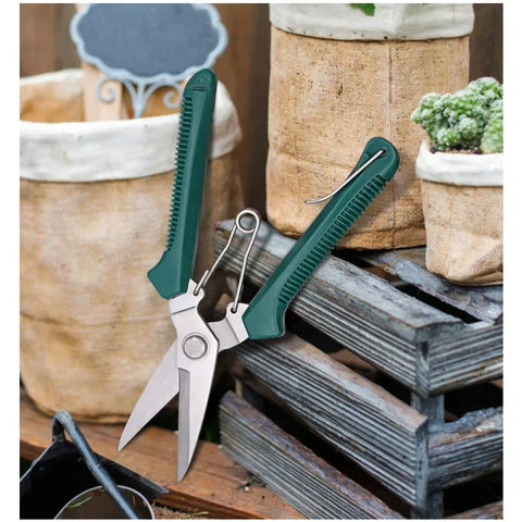 Garden Tools Secateurs Bonsai Shears Metal Gardening Scissor Pruning Tool Hand Cutter Fruit Picking Weed Household Potted