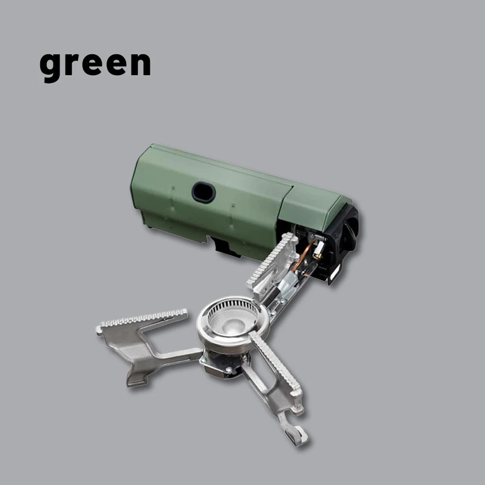 Foldable camping stove portable stove with storage bag, camp gas stove, for picnic, backpacking hiking, adventure, home travel