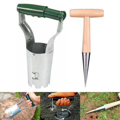 Gardening Seedling Extractor Planting Tool Kit Sandy Dipping Flower Tube Transplanter Transplanting Extractor Garden Tool