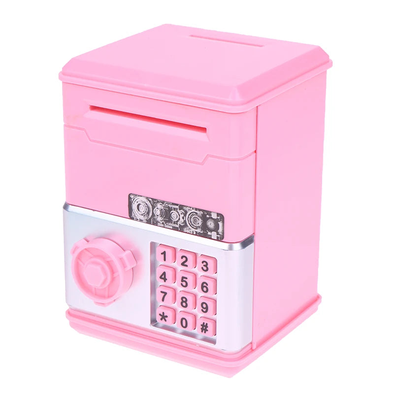 1 Piece ATM Mini Cash Saving Money Box New Password Children's Piggy Bank Financial Saving Toys Child Gift For Boys Girls