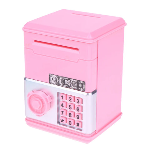 1 Piece ATM Mini Cash Saving Money Box New Password Children's Piggy Bank Financial Saving Toys Child Gift For Boys Girls