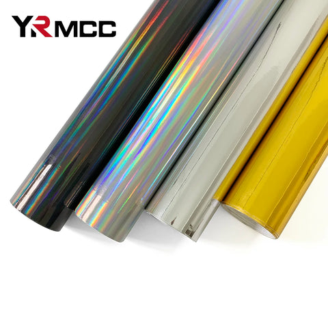 Holographic Chrome Vinyl Plating Car Sticker For Auto Body Decorationand Truck Decoration Auto Decals Air Bubble Free