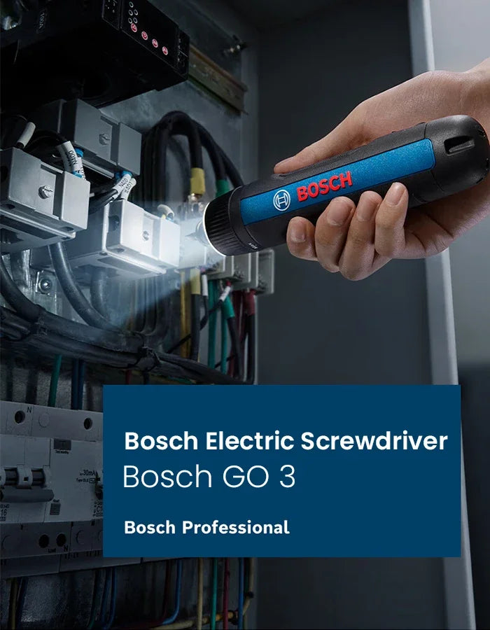 Bosch GO 3 Electric Screwdriver Set 3.6V 5Nm Cordless Mini Hand Drill Rechargeable Screw Driver Bosch Multi-Function Power Tool