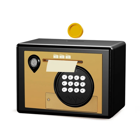 ABGI-Piggy Bank Money Box ,Electric Fingerprint Password Money Saving Box ,Coin Bank Money Safe Atm Machine Gift For Kids