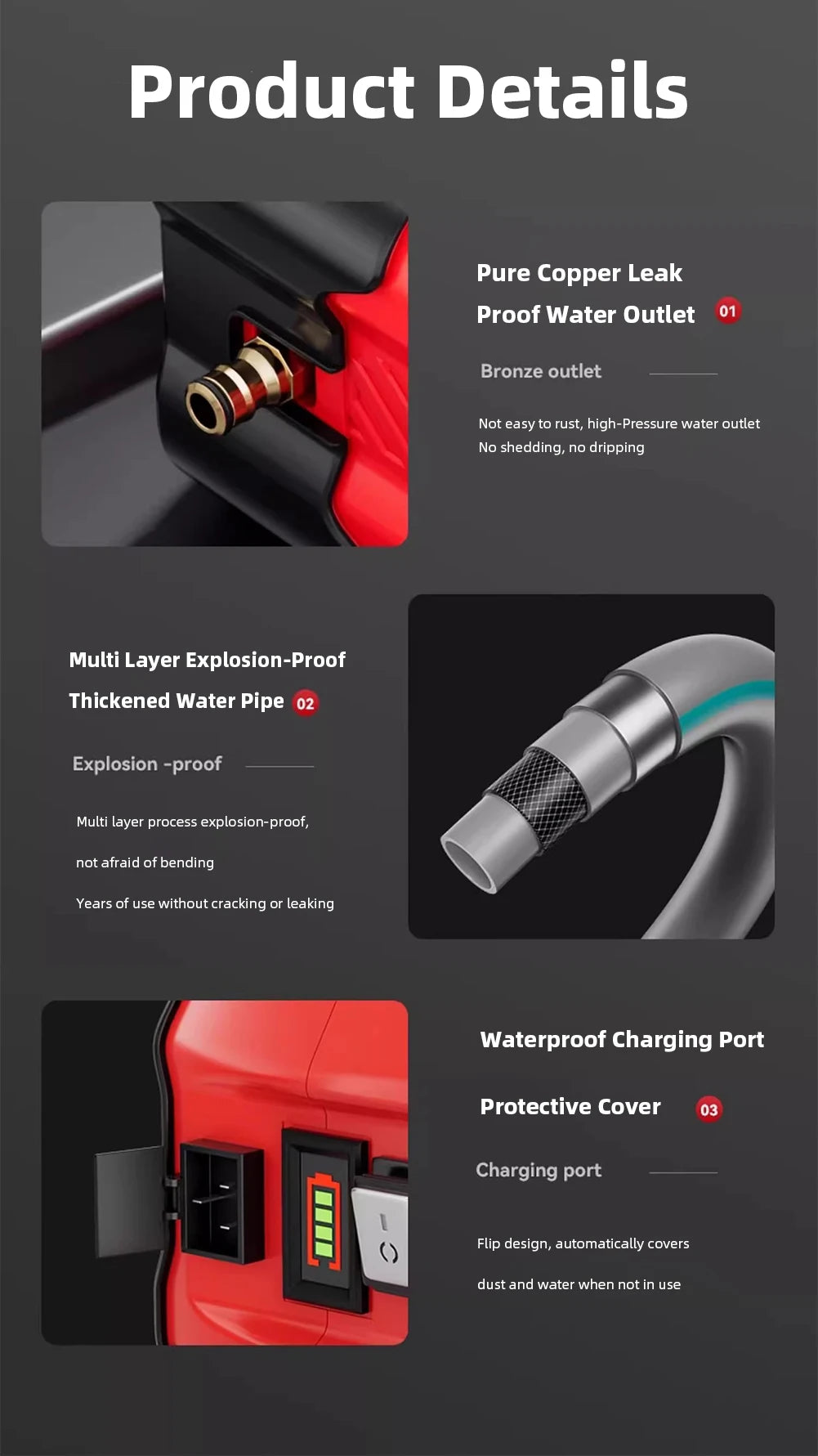 Portable Rechargeable Watering Machine Outdoor Lithium Battery Dual-core Water Pump Rural Watering Vegetable Garden Supplies