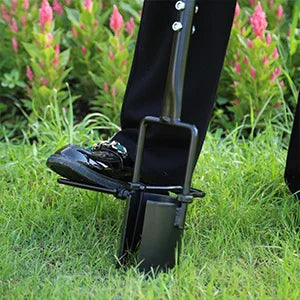 Bulb Planter Tool Grass Plugger Tool Transplanting Garden Hole Digger for Plants Serrated Base Gardening Bulb Sod Transplanter