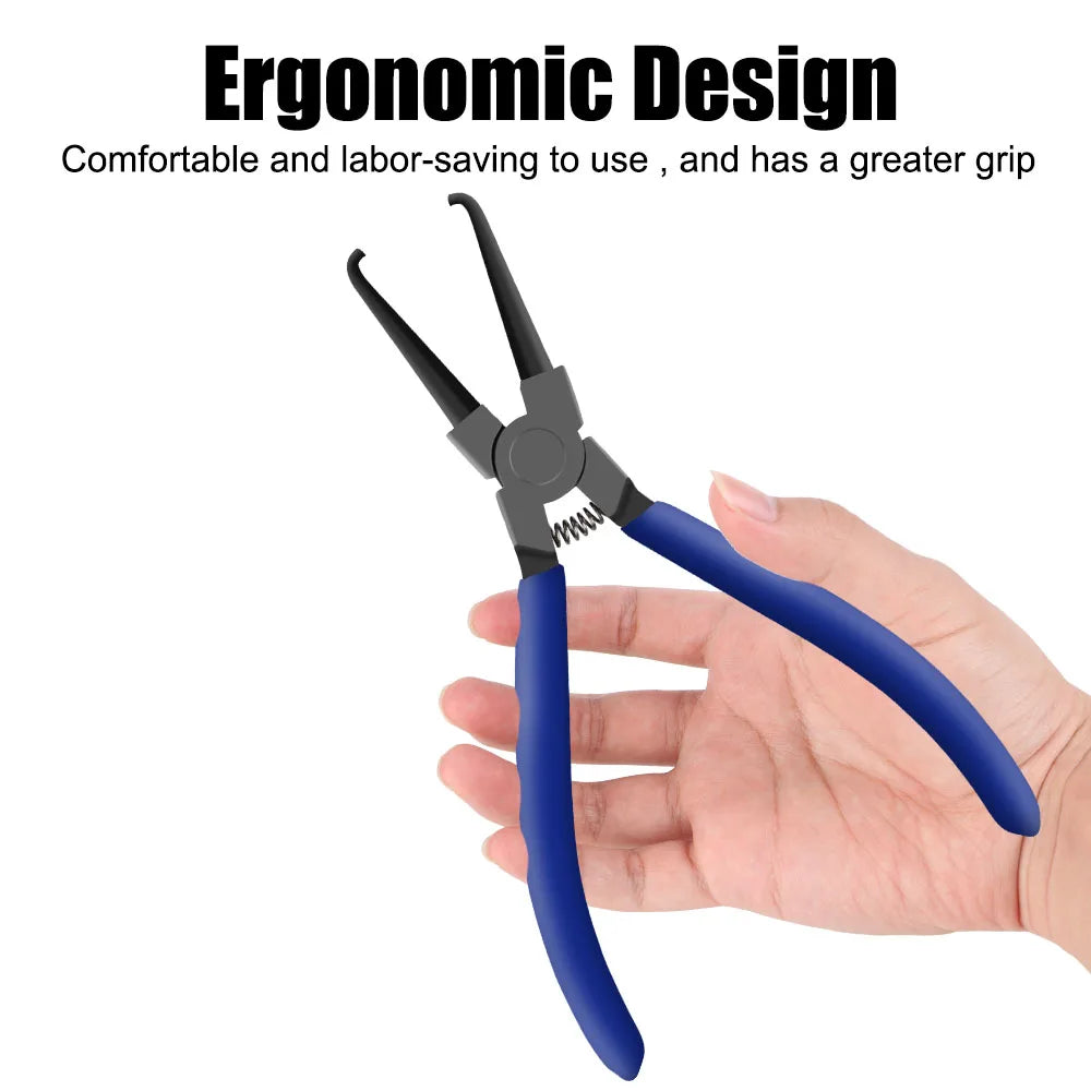 Vise Car Hose Oil Hose Crimping Plier Car Repair Hand Tool R Type Hand-held Tools Water Pipe Clamp Collar Hose Clip Clamp Pliers