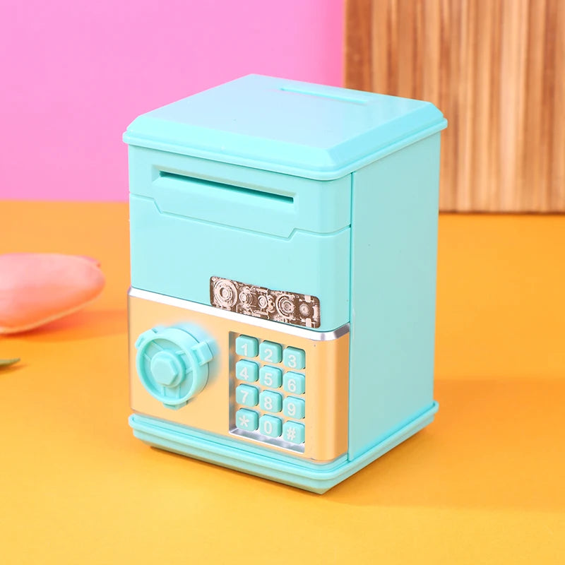 1 Piece ATM Mini Cash Saving Money Box New Password Children's Piggy Bank Financial Saving Toys Child Gift For Boys Girls