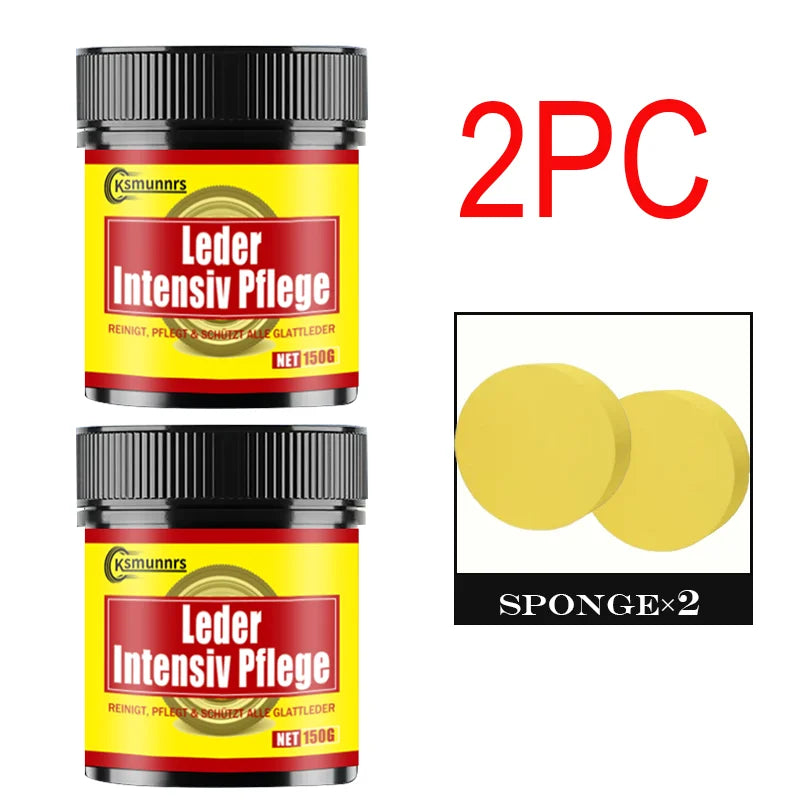 150g Multifunctional car repair kit: plastic parts and leather care and renewal, interior shine wax, tire gloss protection