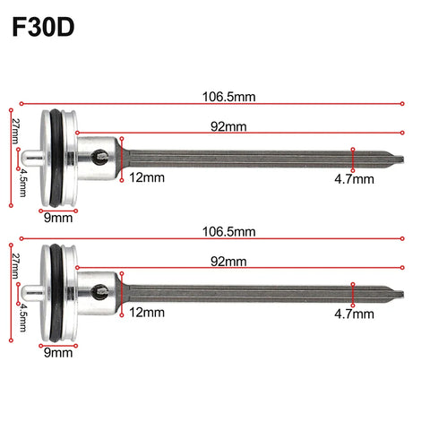 Pneumatic Nailer Needle for Air Nailers High Hardness Compatible with T50DC ST64 For F30D For F30G P625B 1013J 422J