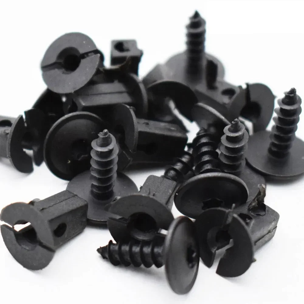 10/20Pairs Car Self Tapping Screws Engine Clamps Torx Screw Bolt Bumper Arch Mud Flaps Splash Guards Undertray Trim Fixing