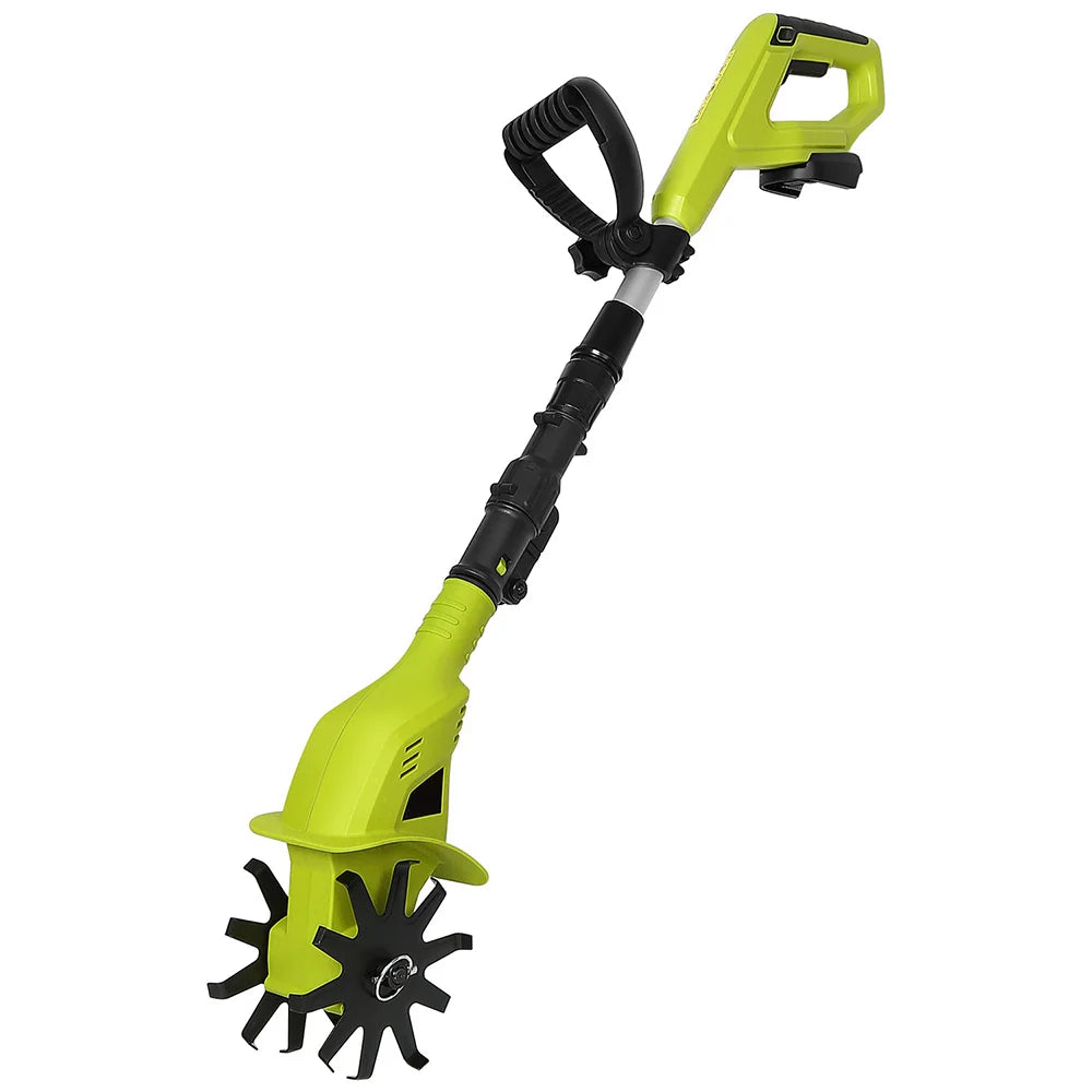Abeden 20V Handheld Electric Ripper Cultivator Garden Rotary Tiller Cordless Weeder Garden Tractor Portable Grass Trimmer