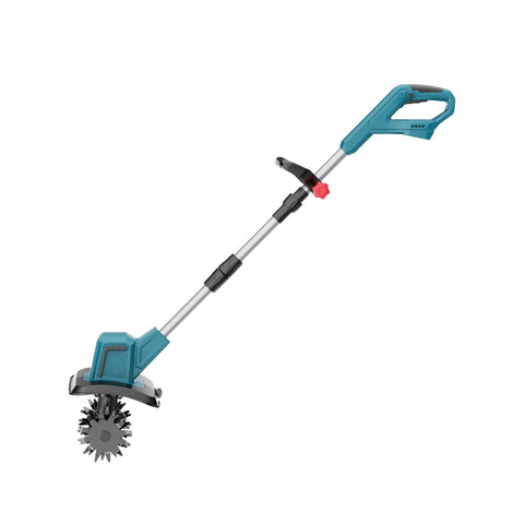 400W Electric Cultivator,21V Electric Tiller for Makita Battery,Electric Lawn Mower 4 Blades Cordless Grass Trimmer Garden Tools