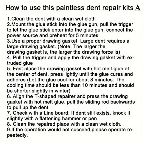Car Dent Repair Tool Auto Body Part Mechanical Sheet Metal Paintless Dent Removal Puller Kit Hand Tools Kit Set