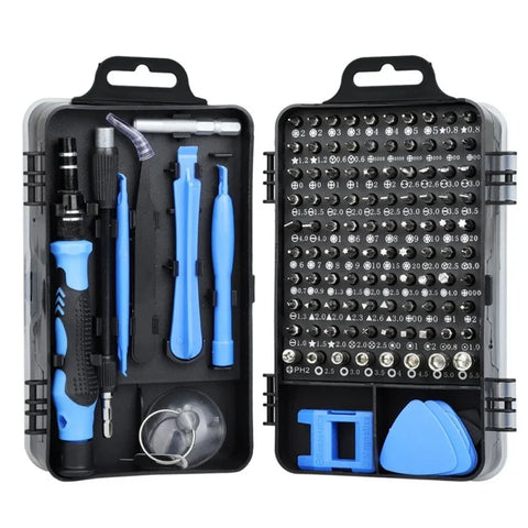 115 in 1 Magnetic Precision Screwdriver Set Mini Repair Tool Kit for Computer Laptop Cell Phone PC MacBook Household Repair Tool