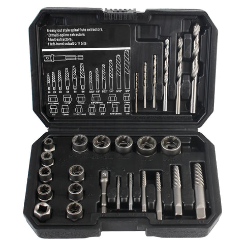 Bolt Nut Remover Hand Tools Kit Nut Extractor Car Repair Tool Accessory Damaged Screw Extractor Bolt Nut Removal Socket Tool