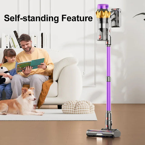 Handheld Vacuum Cleaner 45KPa 550W Brushless Motor LED Touchscreen,Removable Battery, Cordless Stick Vacuum for Home Pet Clean